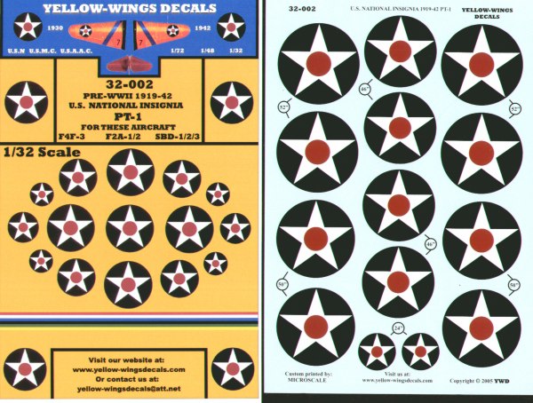 Yellow Wings YW32002 1:32 U.S