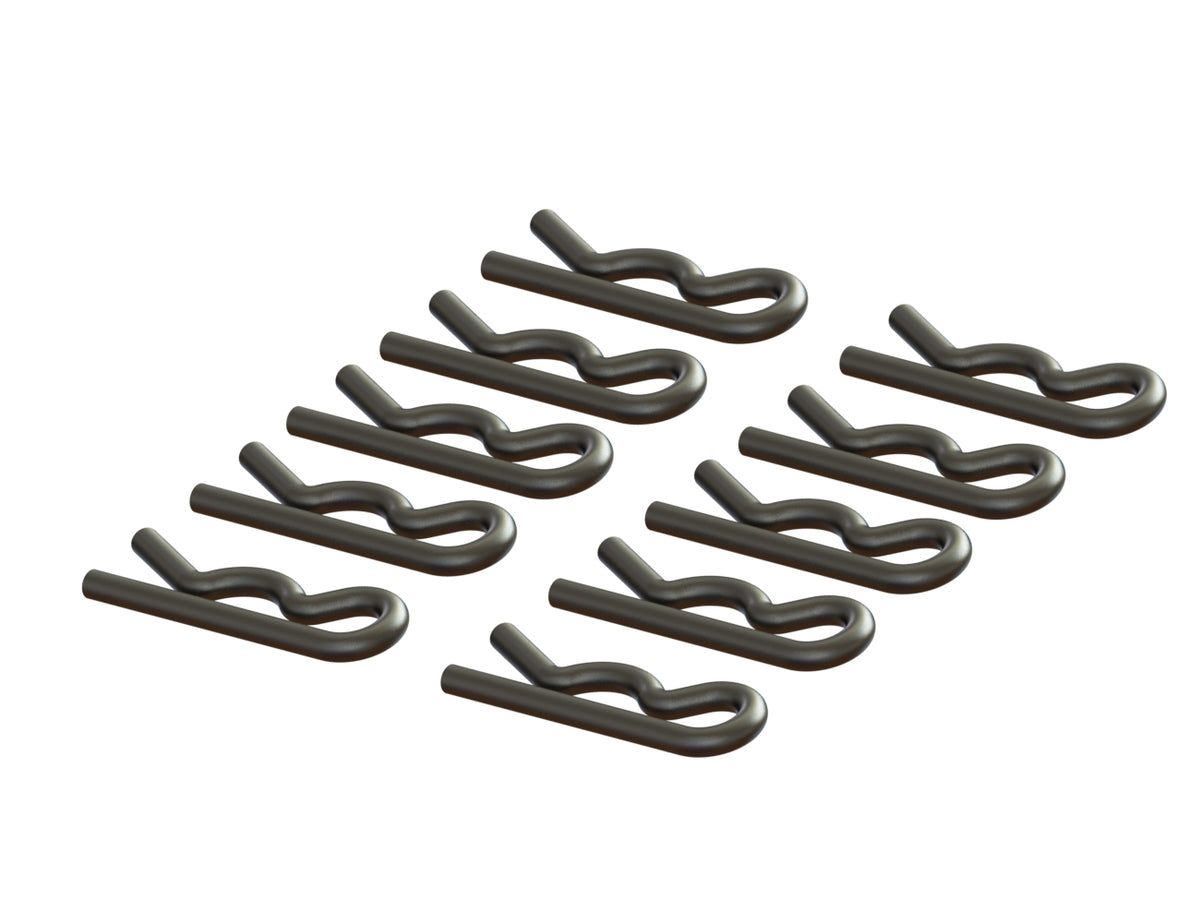 Arrma Body Clip Black Small (10) AR320209