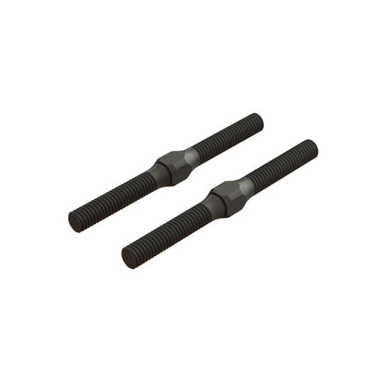 Arrma Steel Turnbuckle M4x48mm Black (2) AR330542