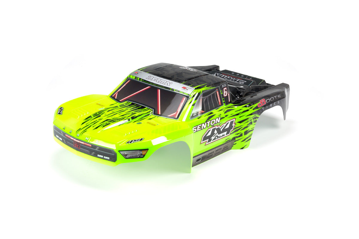Arrma Body Pntd Decal Trim Green SENTON 4x4 BLX AR402204