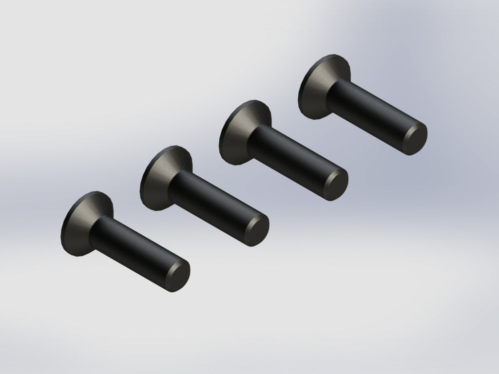 Arrma Flt Head Hex Machine Screw 4x15mm 4x4 (4) AR722415