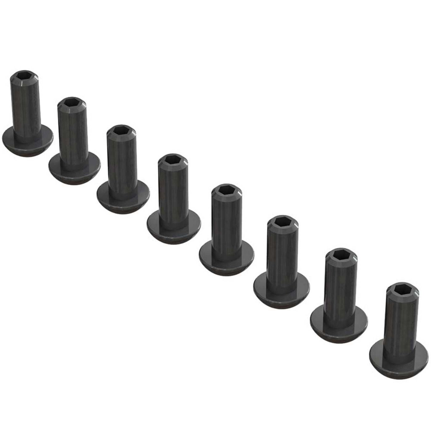 Arrma Double Socket Buttn Head Screw 4x10mm (8) AR727410