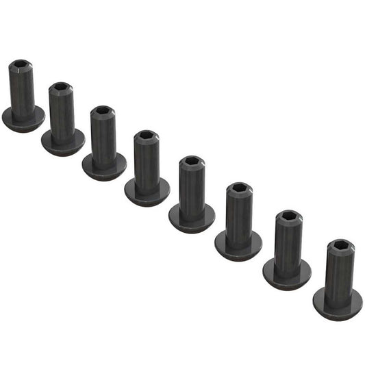 Arrma Double Socket Buttn Head Screw 4x10mm (8) AR727410