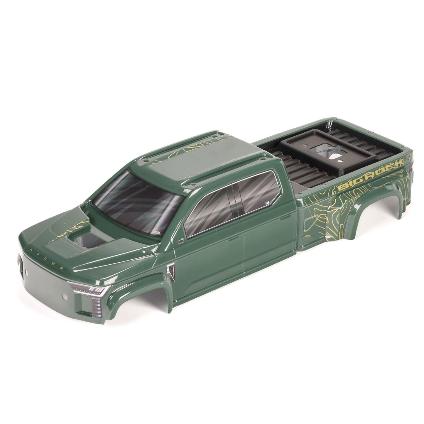 Arrma BIG ROCK CREW 4X4 Cab Clipless Painted Decaled Trimmed Body, ARA-1380