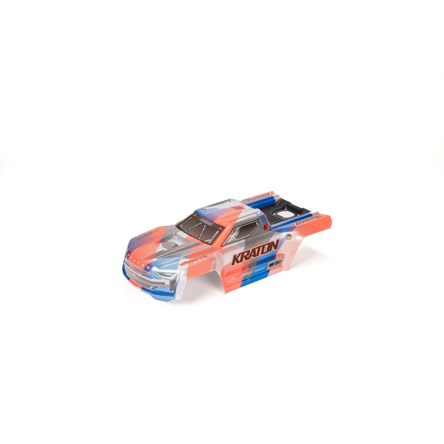 Arrma Painted Body with Decals, Blue/Orange: KRATON 6S BLX V6 1:8 ARA-1517