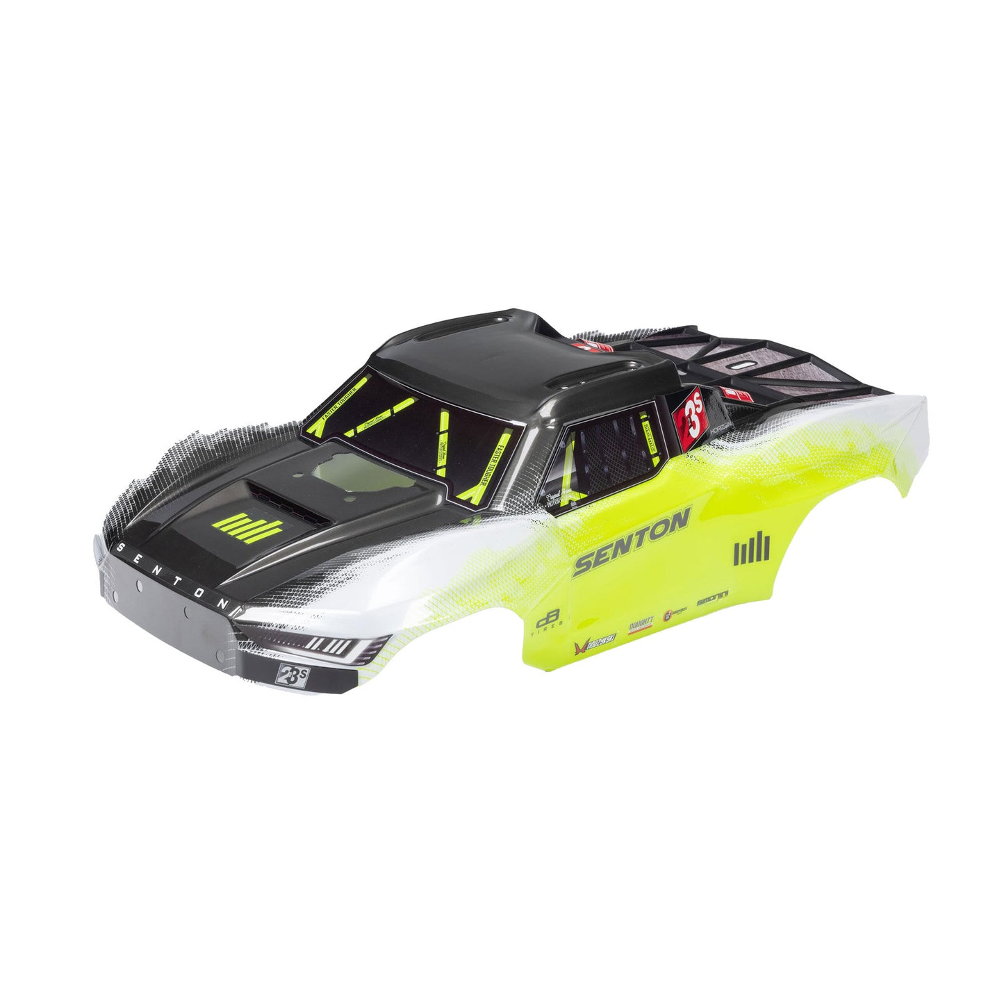 Arrma SENTON Clipless Painted Decaled Trimmed Body, Yellow ARA-1625