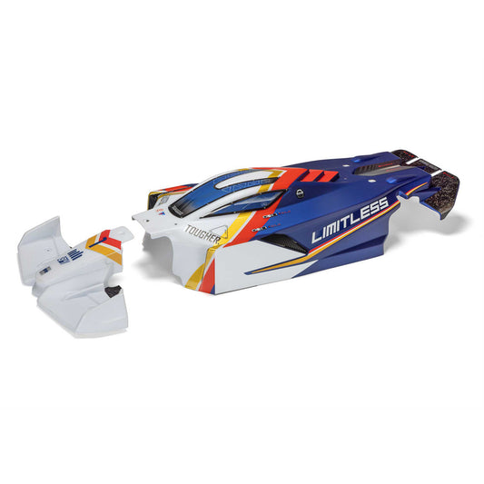 Arrma LIMITLESS Painted Decaled Trimmed Body (White/Blue) ARA-2810
