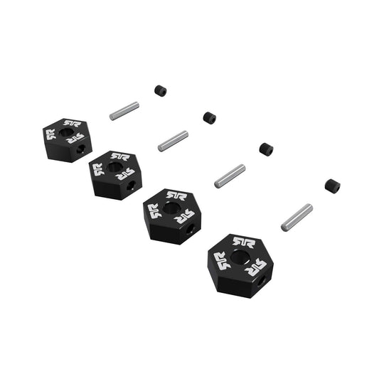 Arrma 12mm Metal Wheel Hex Set (4), Black ARA-3276