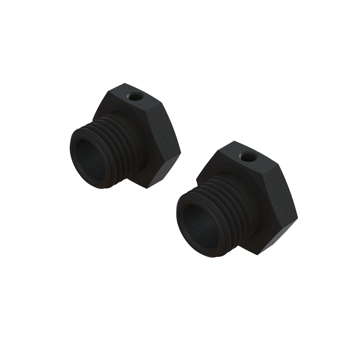 Arrma Aluminum Wheel Hex 17mm - 14.6mm Thick, Black (2) ARA311067