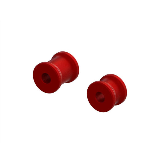 Arrma Aluminum Chassis Brace Spacer Set Red ARA320569