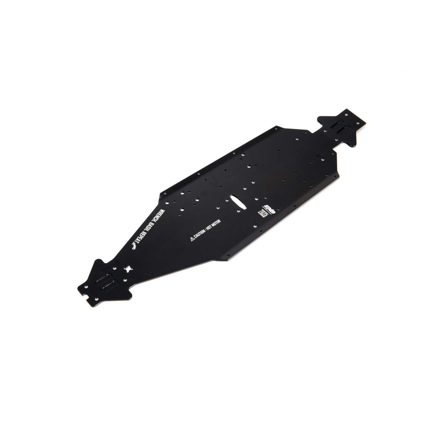 Arrma Aluminum Chassis CNC 7075 T6 LWB Black ARA320570