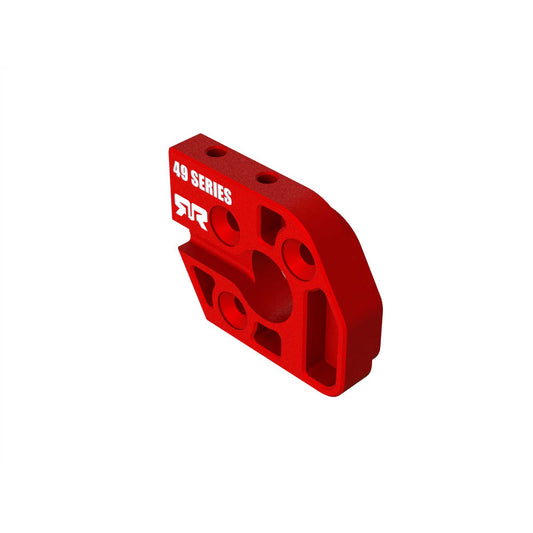 Arrma Aluminum Motor Plate 49 Series Red ARA320603