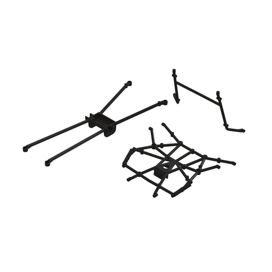 Arrma Body Cage Inner Supports, Black ARA320700