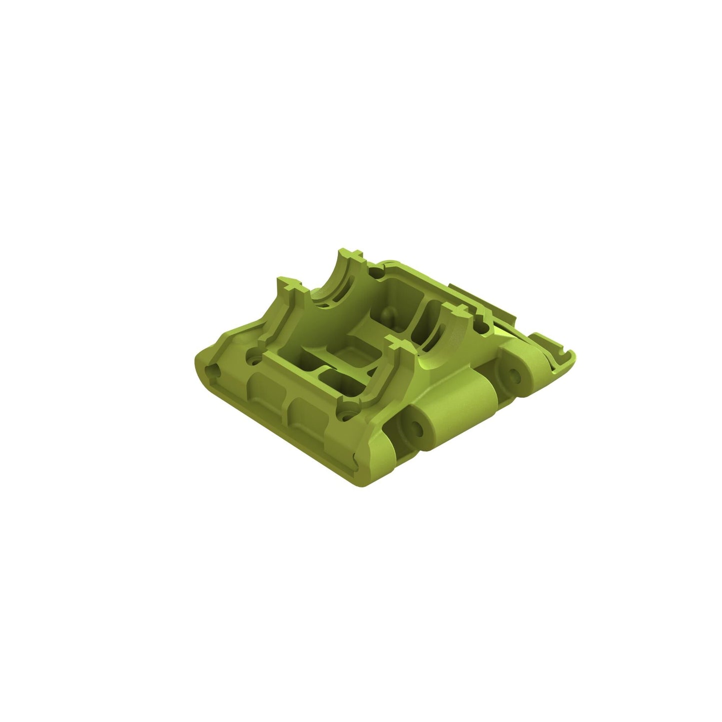Arrma Rear Lower Skid/Gearbox Mount, Fluorescent Yellow ARA320774
