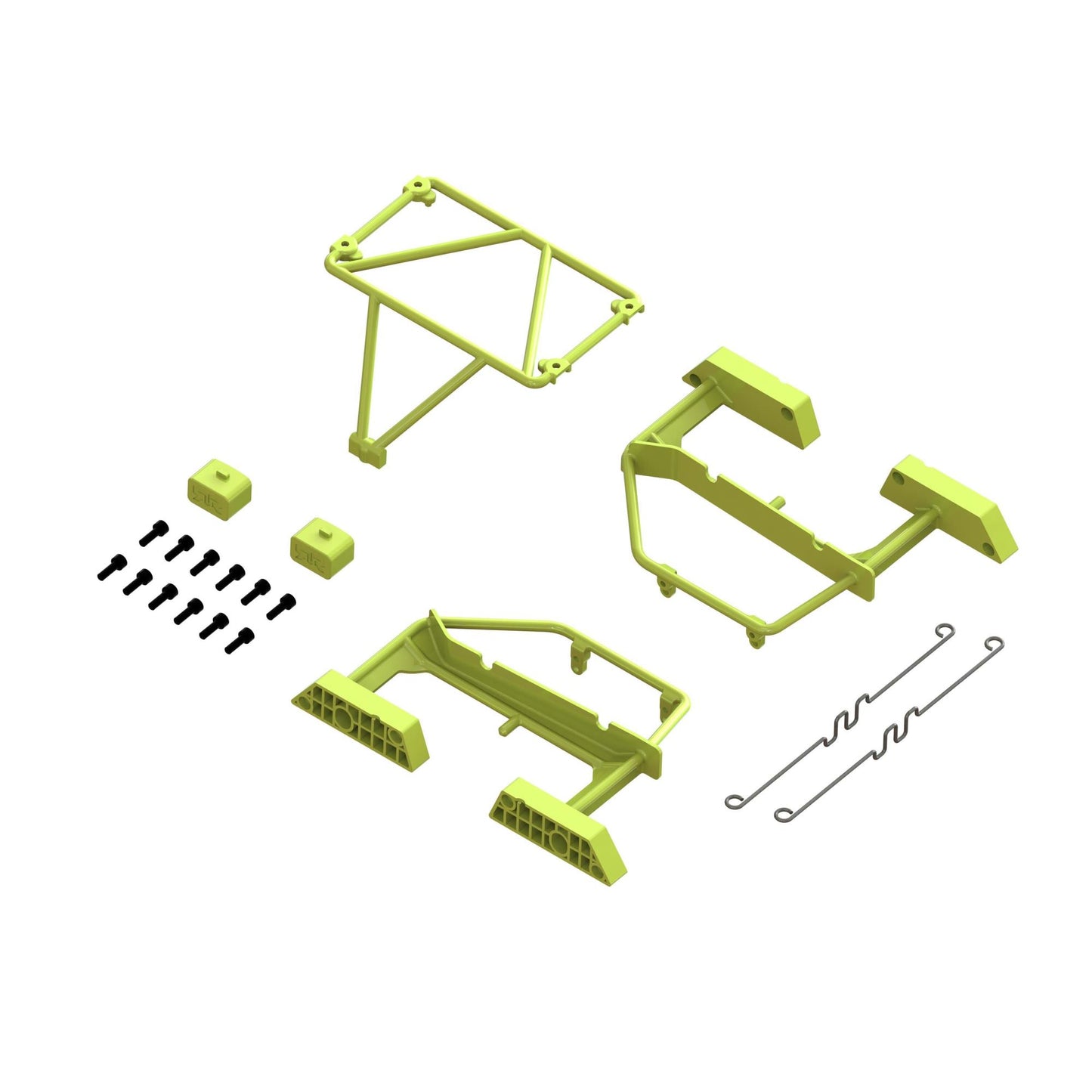 Arrma Desert Truck Body Roll Cage Set, Yellow: GROM ARA320819