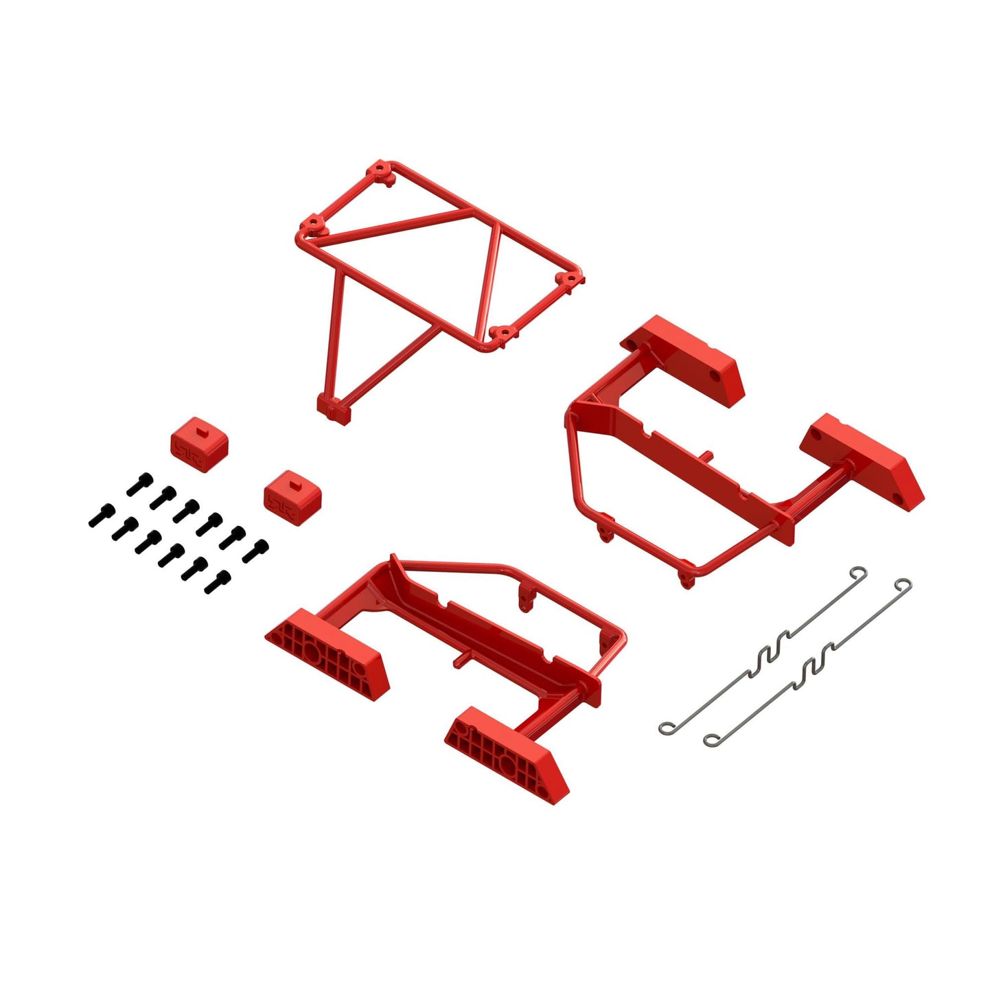 Arrma Desert Truck Body Roll Cage Set, Red: GROM ARA320820