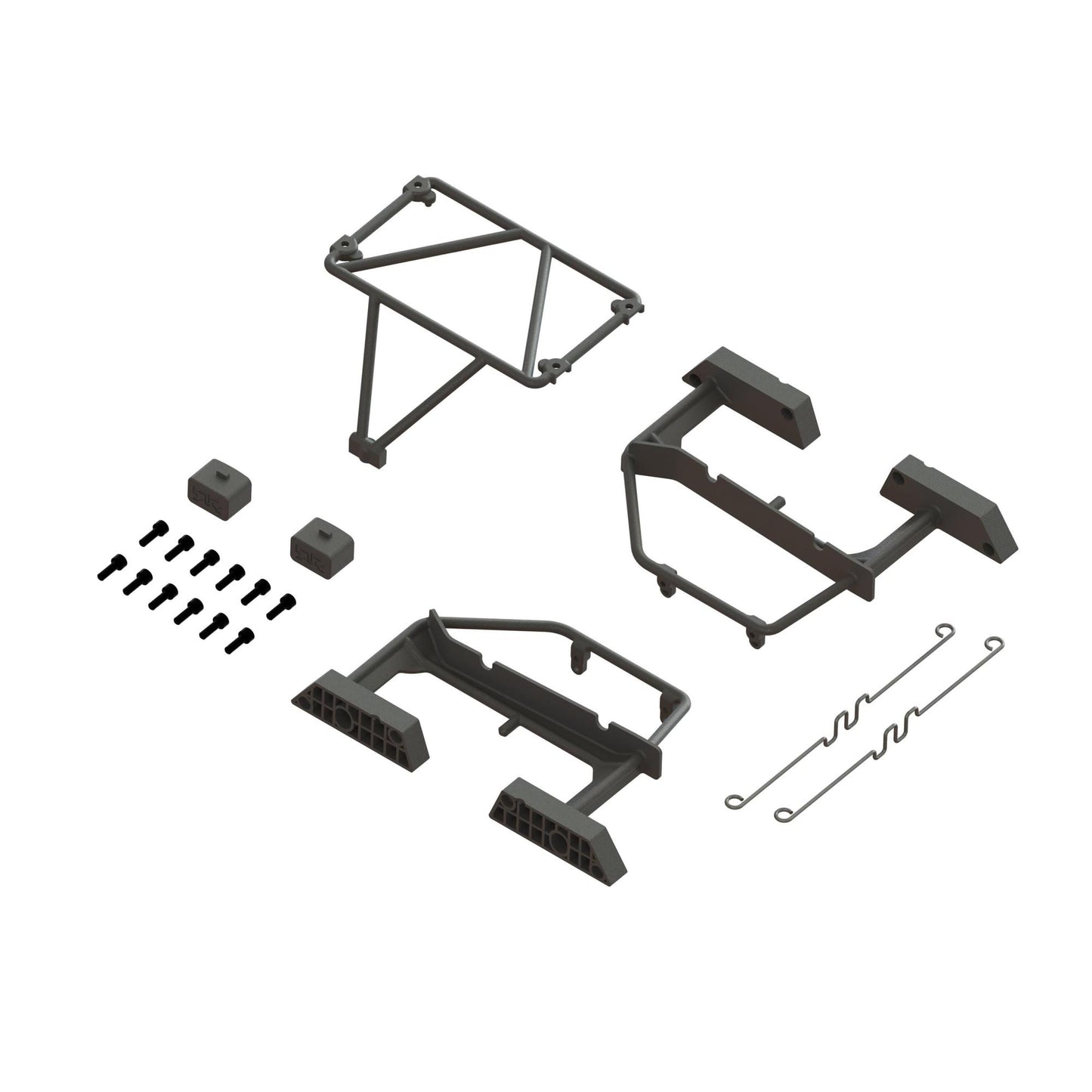 Arrma Desert Truck Body Roll Cage Set, Black: GROM ARA320821