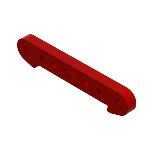 Arrma Aluminum Rear Suspension Mount (Red) ARA330557