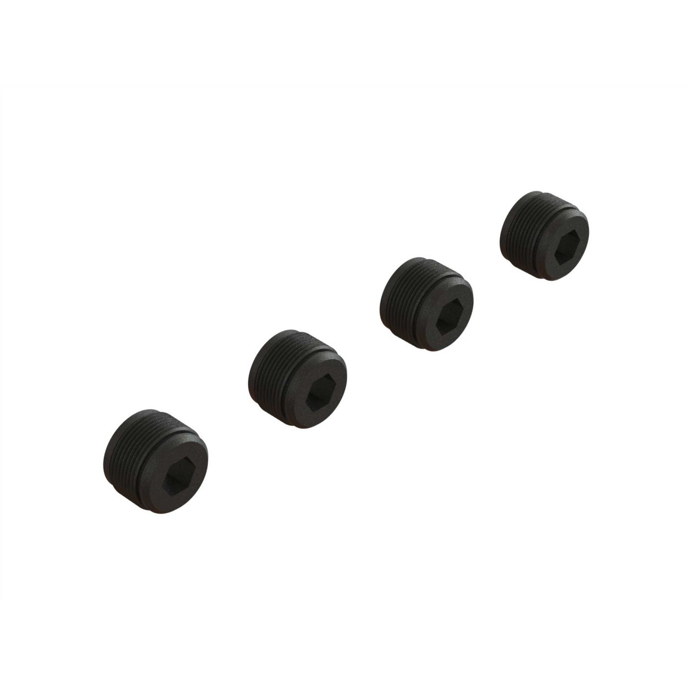 Arrma Hub Nut (black) (4) ARA330582
