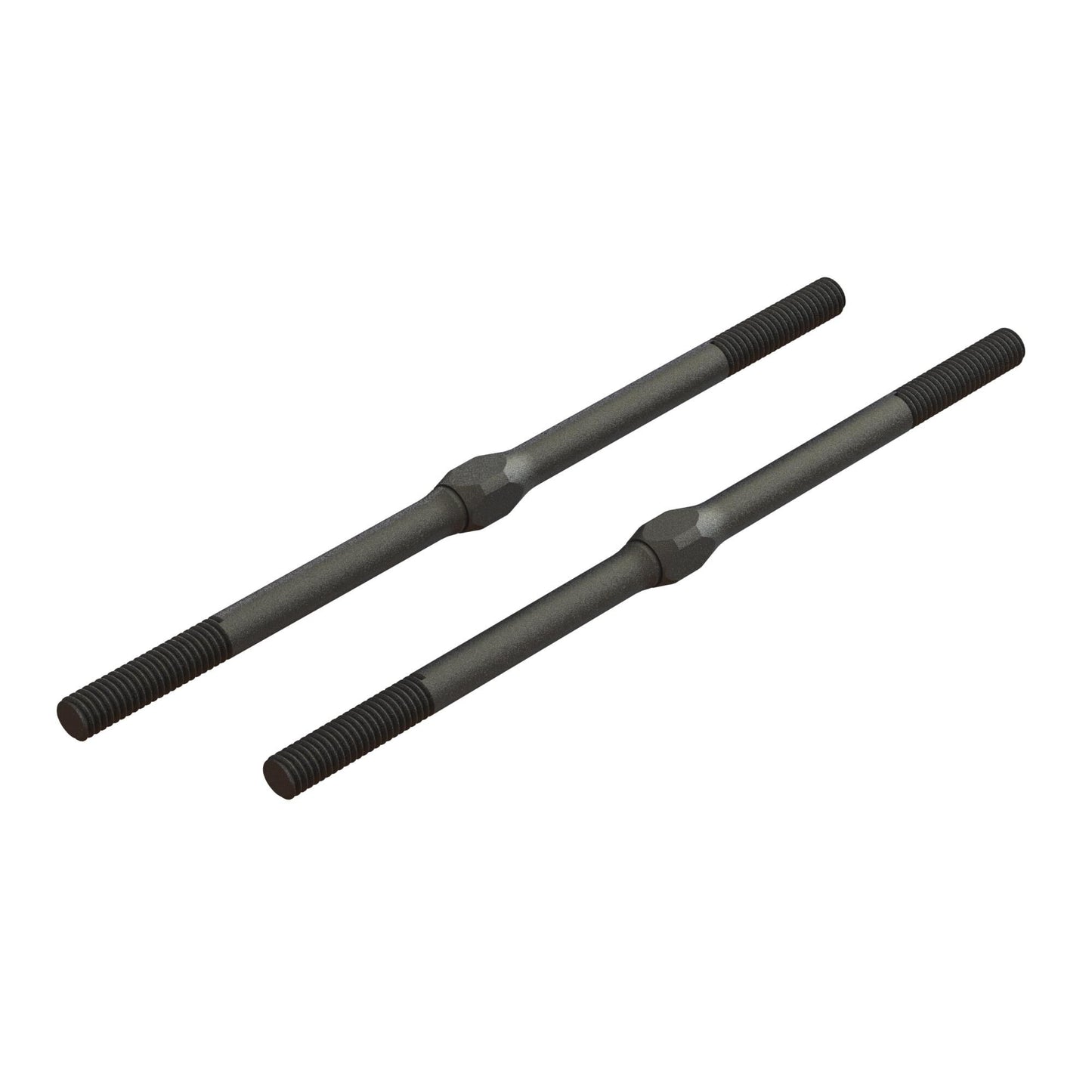 Arrma Steel Turnbuckle, M4 x 95mm Black (2) ARA330717