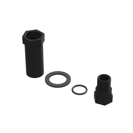 Arrma Aluminum Servo Saver Hub Set Black ARA340187