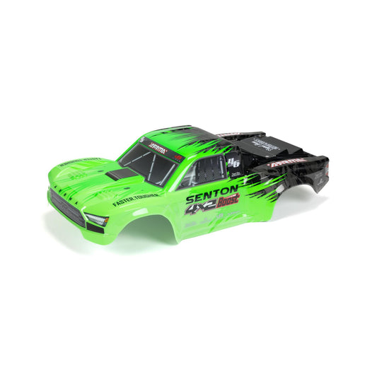 Arrma 1:10 SENTON 4X2 Painted Decaled Trimmed Body Green/Black ARA402345