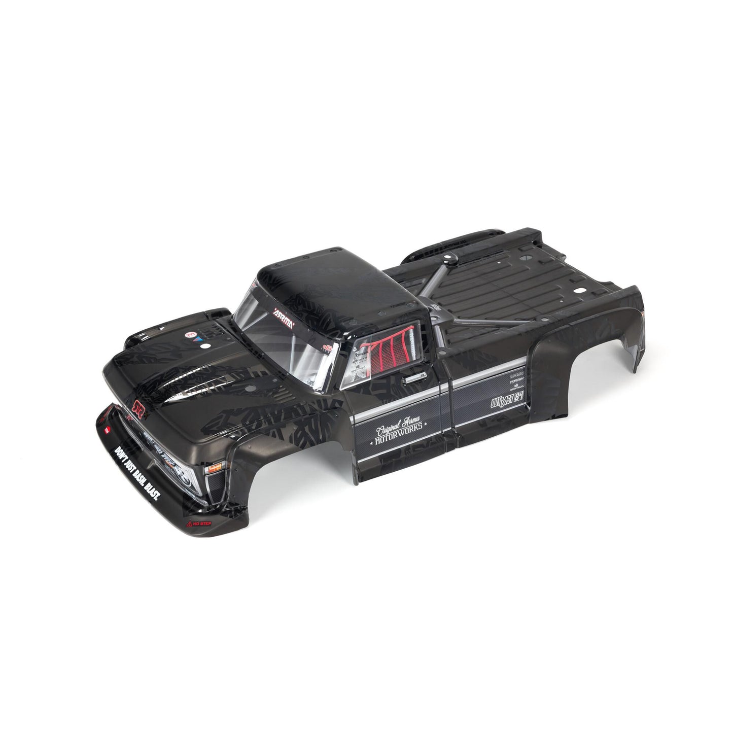 Arrma Outcast 1/5th EXB Finished Body Black ARA409009