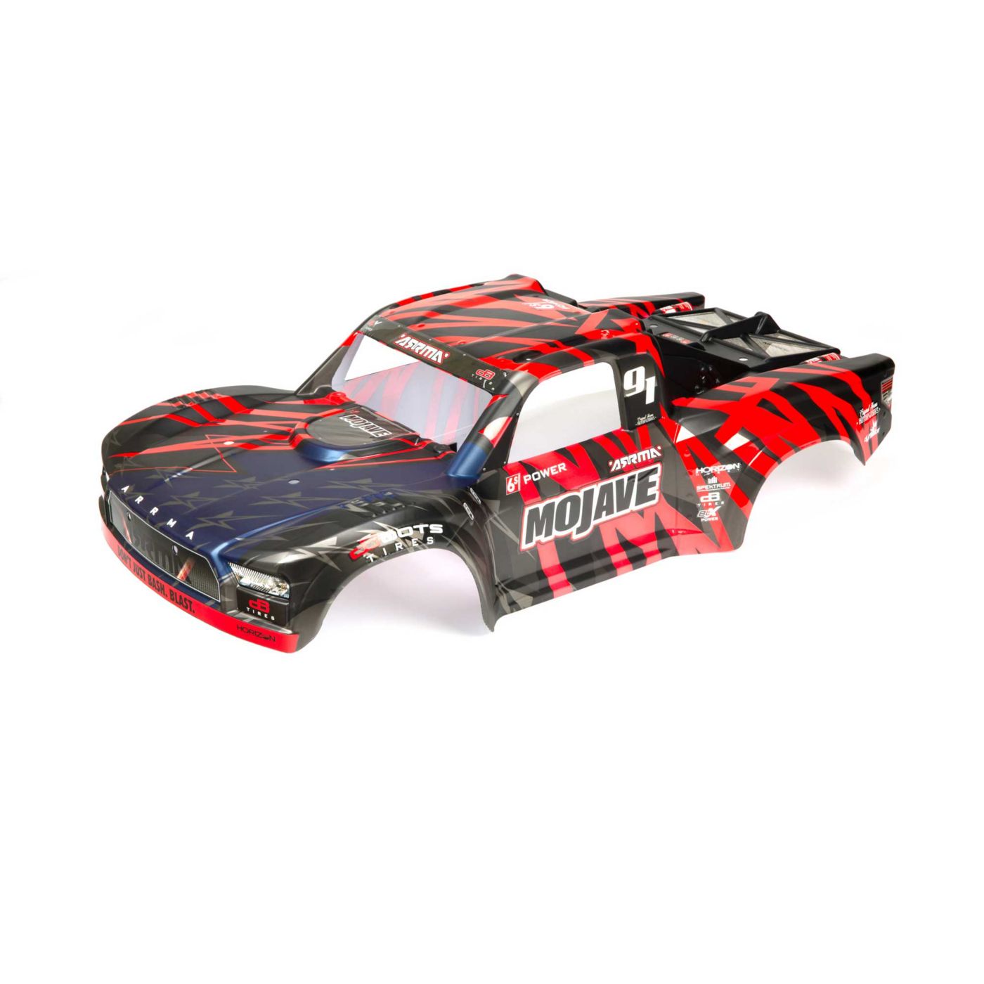 Arrma MOJAVE 6S BLX Finished Body (Black/Red) ARA411004