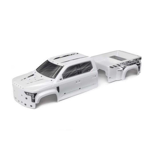Arrma BIG ROCK 6S BLX Painted Decaled Trimmed Body, White ARA411028