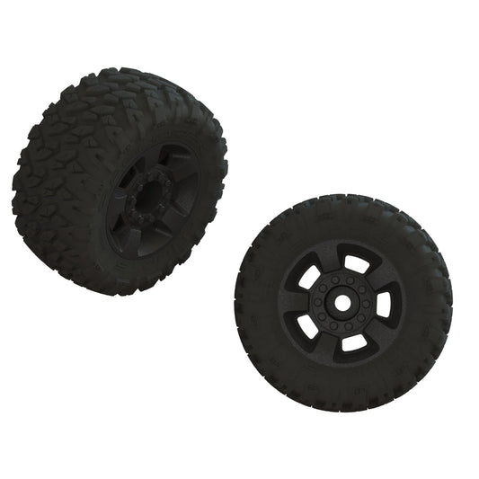 Arrma dBoots RAGNAROK Pre-mounted Tire Set (2) ARA550109