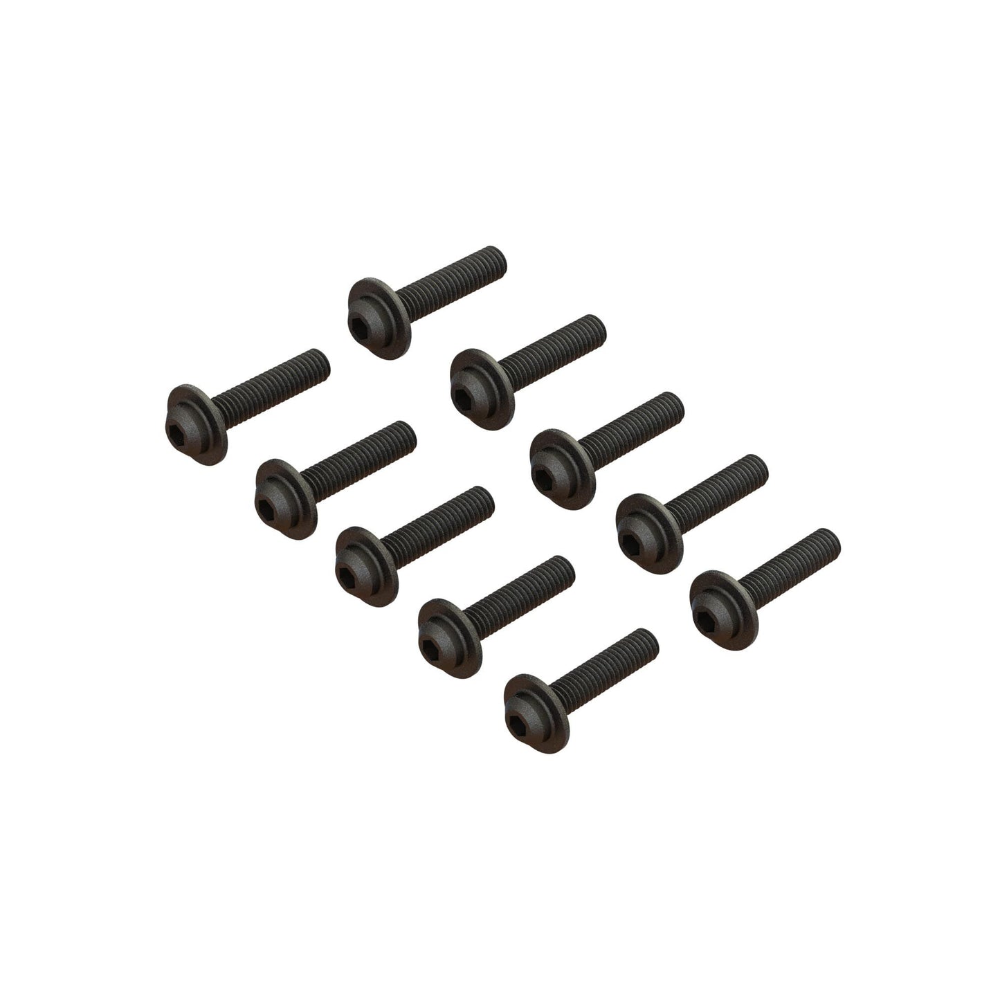 Arrma BUTTON HEAD SCREW FLANGED M4x18mm V2 ARA721418