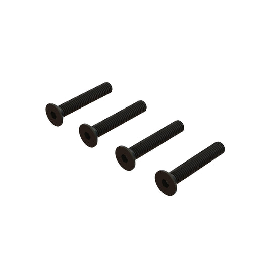 Arrma Flat Head Hex Machine Screw M4x24mm (4) ARA722424