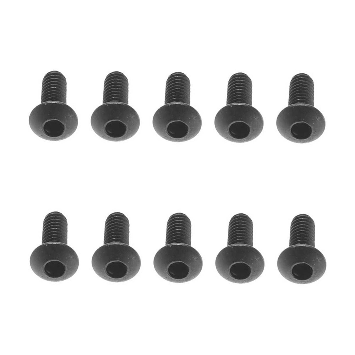 Axial M2.6x6mm Hex Socket Button Black (10) AX31280
