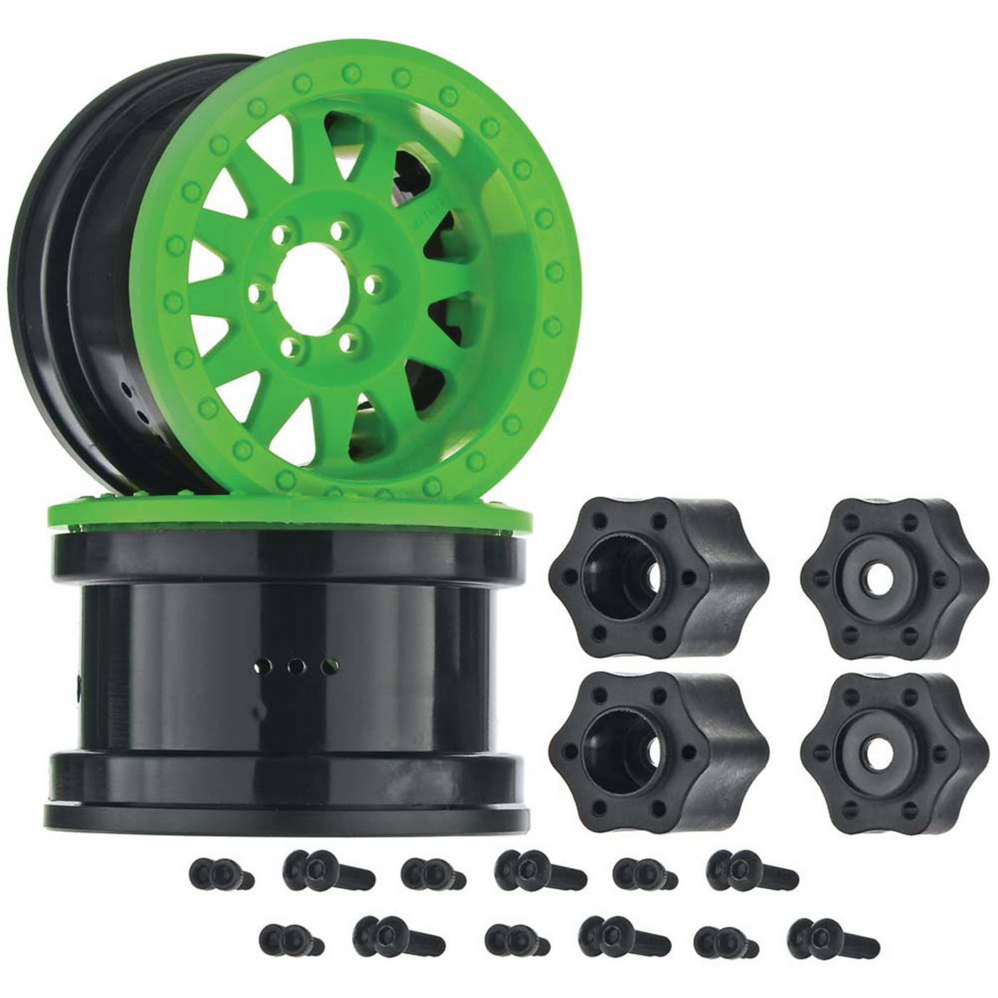 Axial 2.2 Method Beadlock Wheel IFD Green (2) AX31363