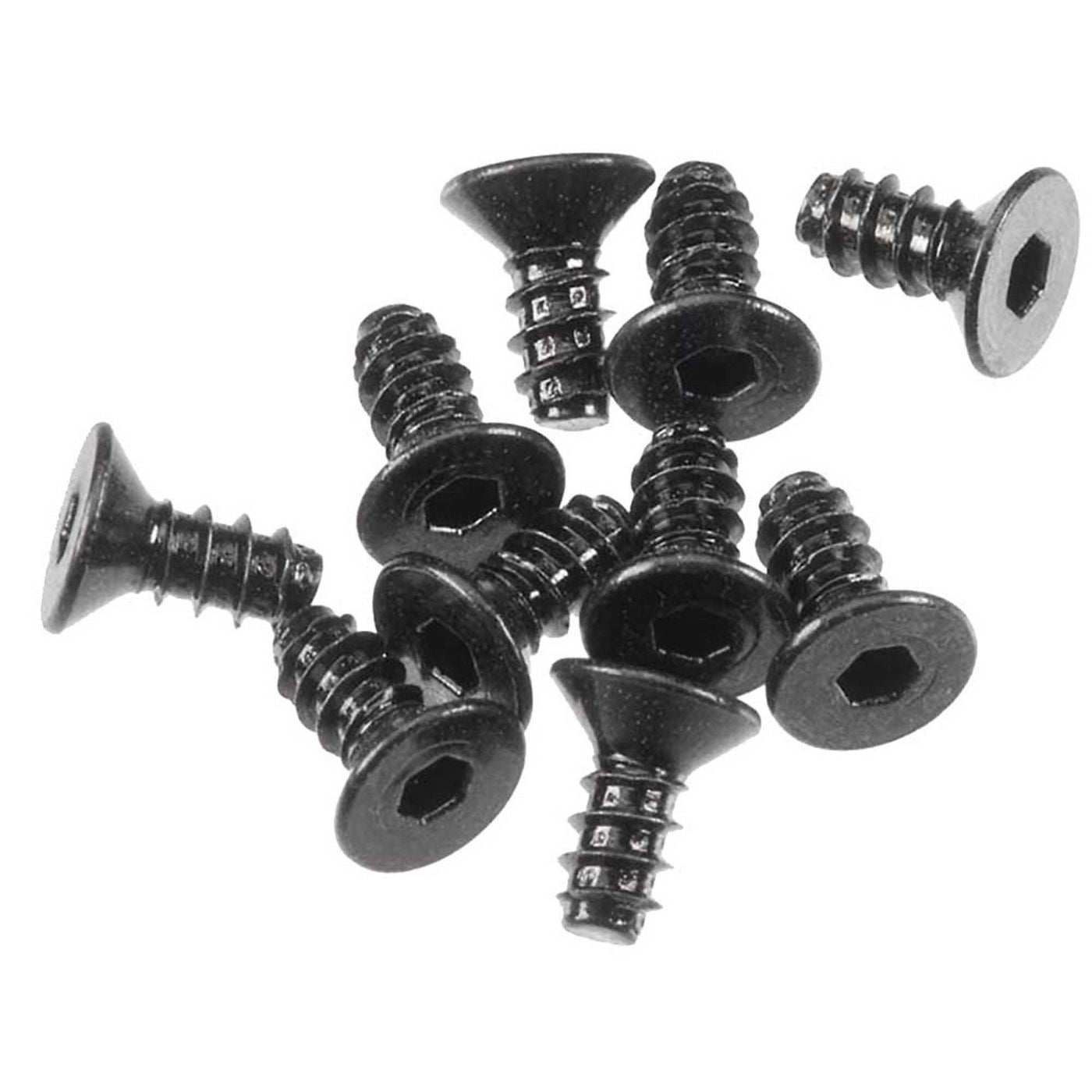 Axial HexScktTapping Flat Hd M2.6x6mm Black (10) AXA0412