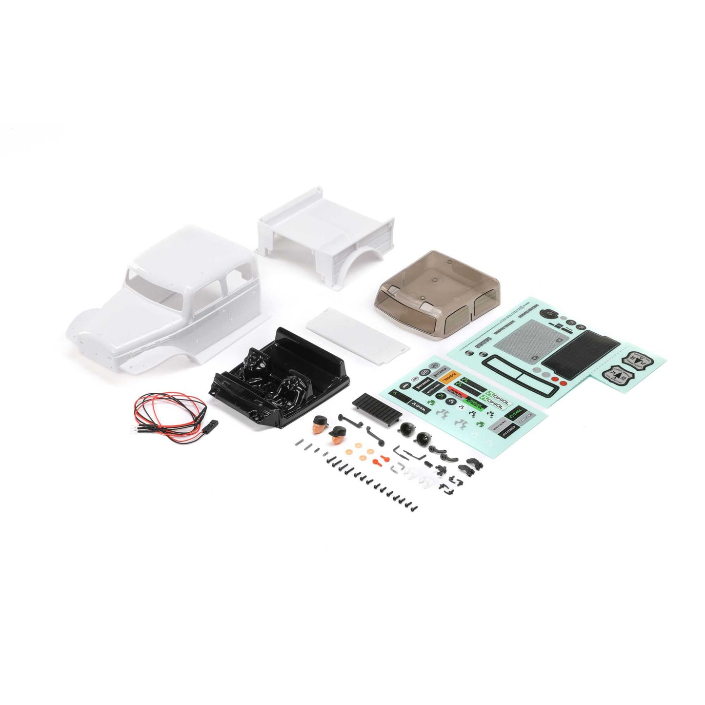 Axial Body, White: SCX24 Dodge Power Wagon AXI200013