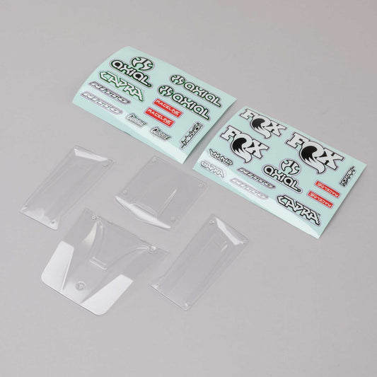 Axial Body Panel Set, Clear, Capra: UTB18 AXI210001