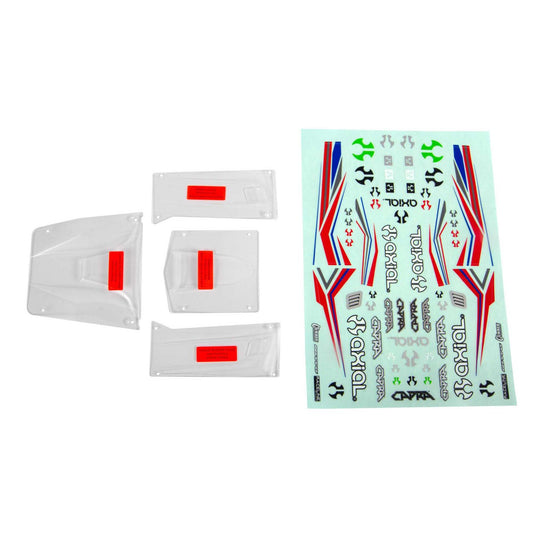 Axial Body Panel Set (Clear): UTB AXI230012