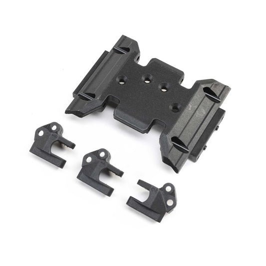 Axial Skid Plate & Upper Link Mounts: SCX10 III BC AXI231047