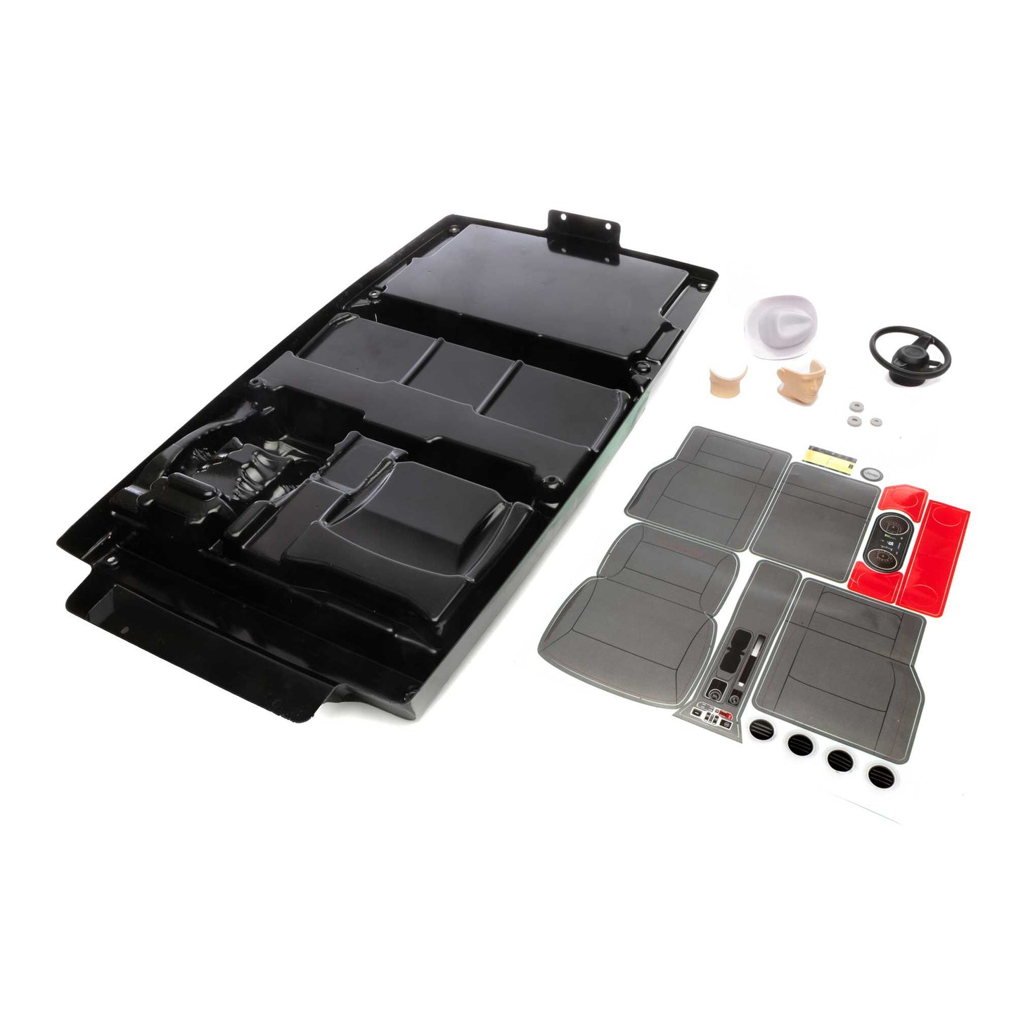 Axial SCX6: Jeep JLU Driver & Interior (Clear) AXI250006