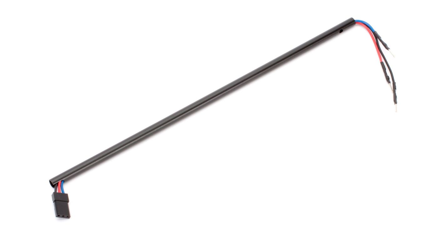 Blade Tail Boom w/ Tail Motor Wires: 200 SR X BLH2015