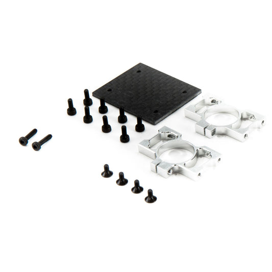 Blade Aluminum Tailboom Mount and C/F Plate: 270 CFX BLH4822