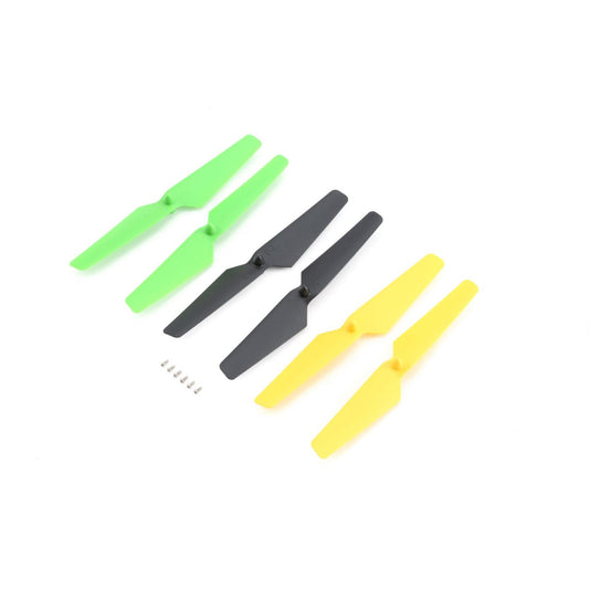 Blade Prop Set, Yellow, Green, Black: Zeyrok (6) BLH7303