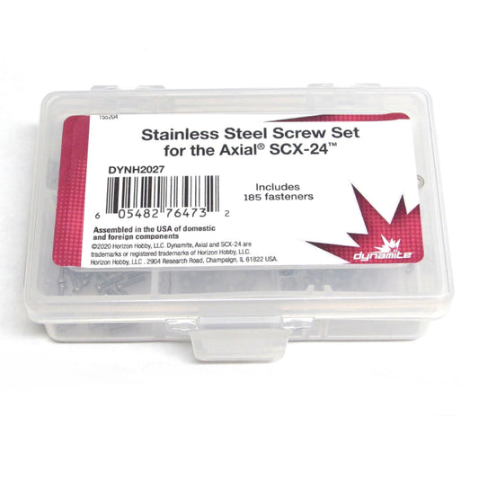 Dynamite Stainless Steel Screw Set: Axial SCX24 DYNH2027