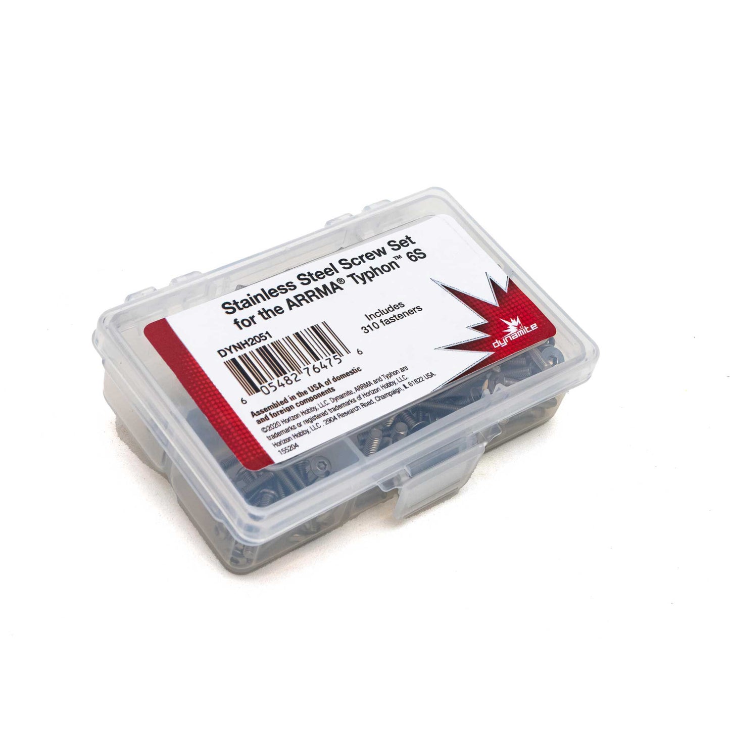 Dynamite Stainless Steel Screw Set: ARRMA TYPHON 6S DYNH2051