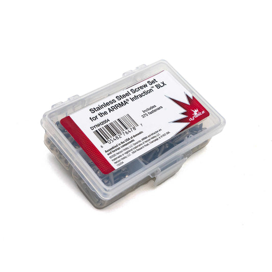 Dynamite Stainless Steel Screw Set: ARRMA INFRACTION BLX DYNH2054