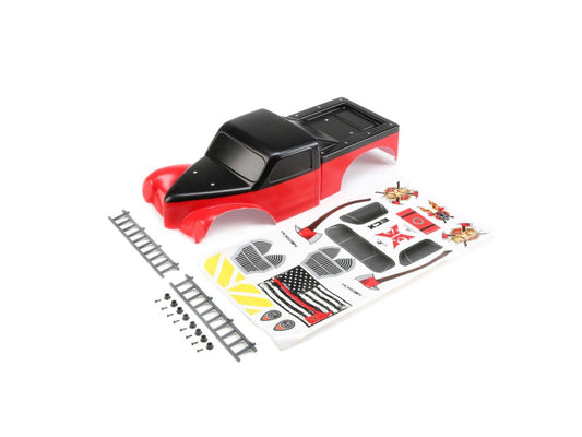 ECX Body w/ Ladders, Red/Black: 1:10 2WD Axe MT ECX230042