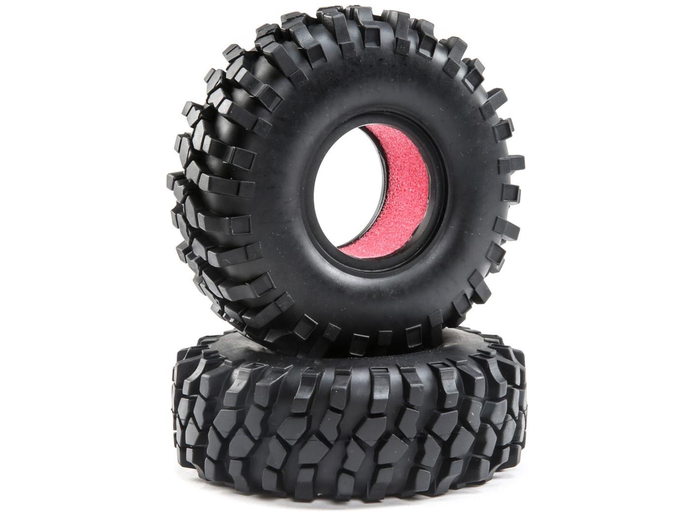 ECX FR/RR Tire with Foam: Temper G2 ECX41013