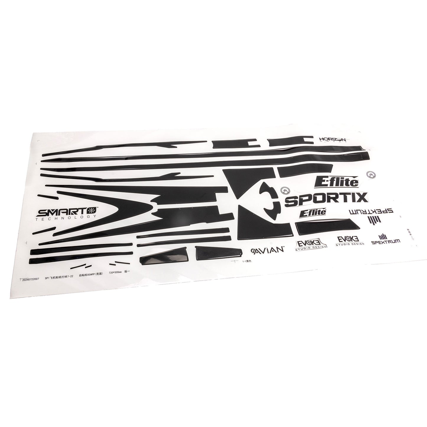 E-flite Decal Sheet: Sportix 1.1m EFL-1967
