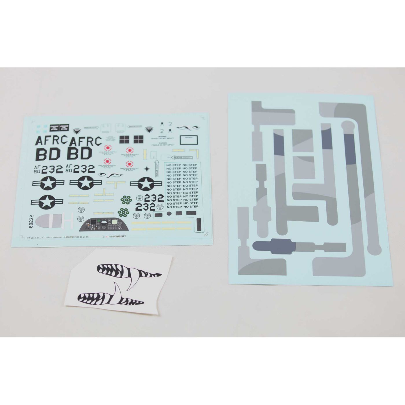 E-flite Decal Set: A-10 Thunderbolt II 64mm EDF EFL01186
